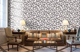 Обои 8508-4 фото в интерьере кабинета превью