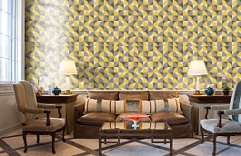 Обои 8511-4 фото в интерьере кабинета превью