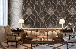 Обои M5119 фото в интерьере кабинета превью