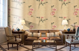 Обои R1318 фото в интерьере кабинета превью