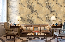 Обои R1347 фото в интерьере кабинета превью