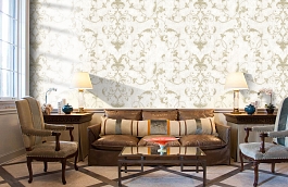 Обои R1609 фото в интерьере кабинета превью