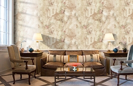 Обои R1614 фото в интерьере кабинета превью