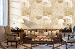 Обои R1615 фото в интерьере кабинета превью