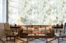 Обои R1618 фото в интерьере кабинета превью