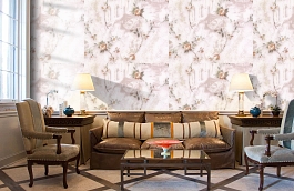 Обои R1620 фото в интерьере кабинета превью