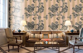 Обои R1625 фото в интерьере кабинета превью