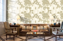 Обои R1634 фото в интерьере кабинета превью