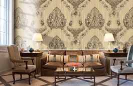 Обои R6401 фото в интерьере кабинета превью