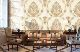 Обои R6407 фото в интерьере кабинета превью