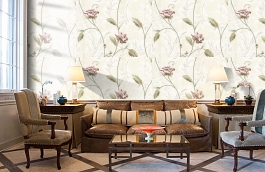 Обои R6419 фото в интерьере кабинета превью