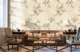 Обои R6627 фото в интерьере кабинета превью