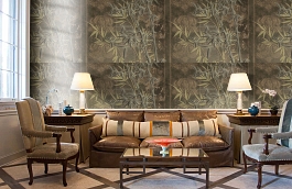 Обои Z6475 фото в интерьере кабинета превью