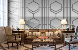 Обои Z6476 фото в интерьере кабинета превью