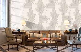 Обои 0740-12 фото в интерьере кабинета превью