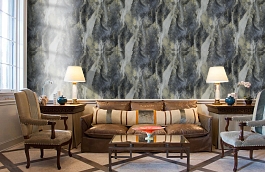 Обои 10137-05 фото в интерьере кабинета превью