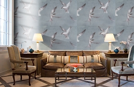 Обои 10380-05 фото в интерьере кабинета превью