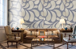 Обои 1091-20 фото в интерьере кабинета превью