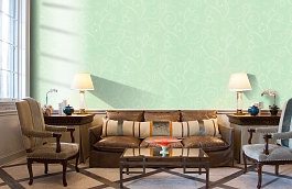 Обои 11-152-11 фото в интерьере кабинета превью