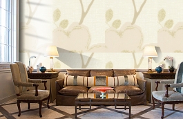 Обои 11-162-03 фото в интерьере кабинета превью