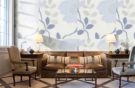 Обои 11-162-04 фото в интерьере кабинета превью