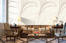 Обои 1100-00 фото в интерьере кабинета превью