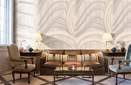 Обои 1100-02 фото в интерьере кабинета превью