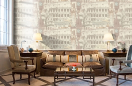 Обои 45-032-02 фото в интерьере кабинета превью