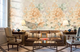 Обои 45-078-03 фото в интерьере кабинета превью