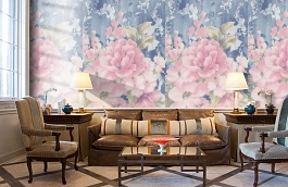 Обои 45-078-05 фото в интерьере кабинета превью