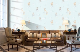 Обои 45-237-02 фото в интерьере кабинета превью