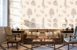 Обои 45-240-01 фото в интерьере кабинета превью