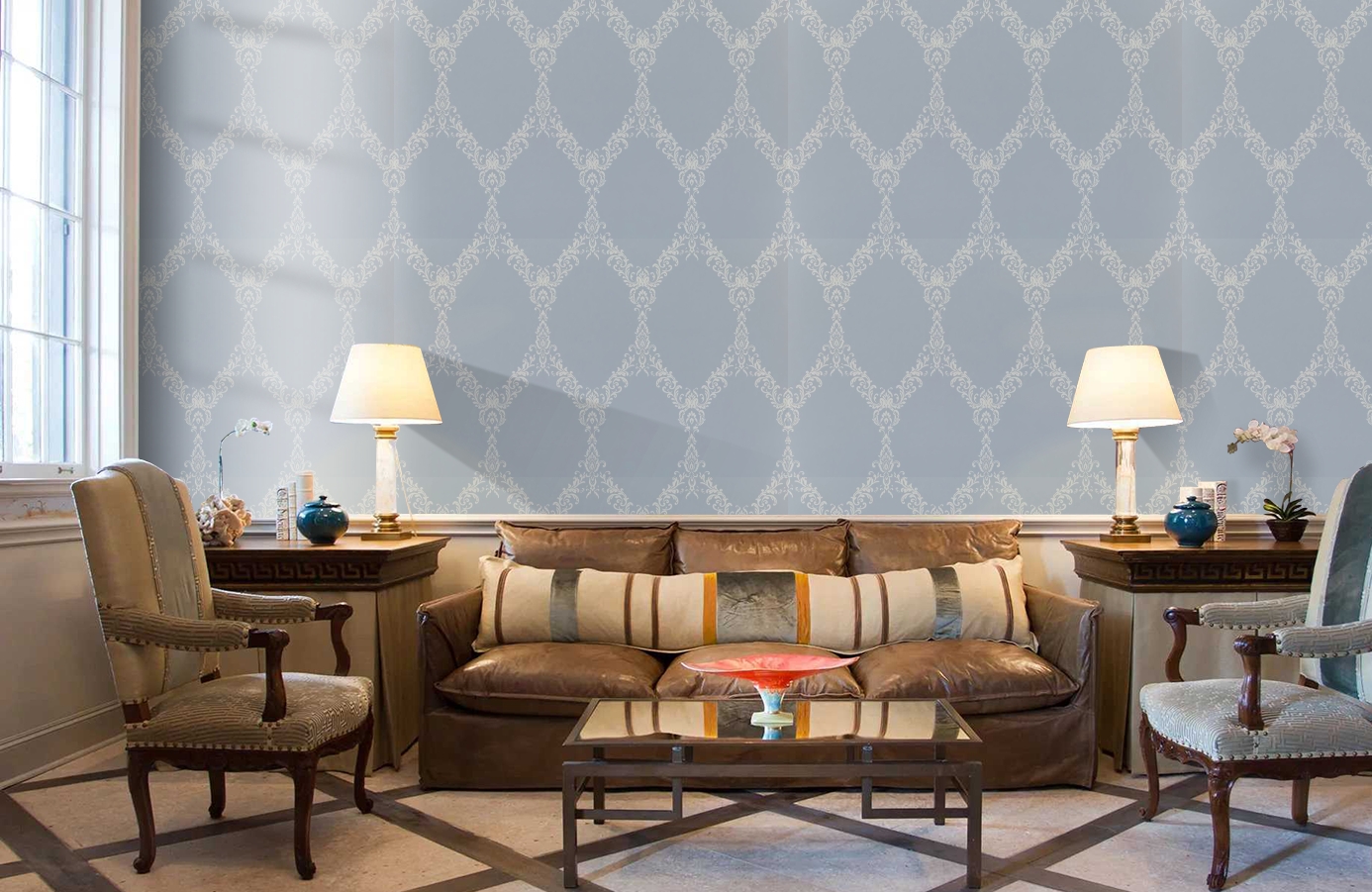 Обои 75003-62 фото в интерьере кабинета Обои 75003-62 фото в интерьере кабинета