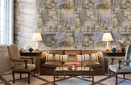 Обои 90011-86 фото в интерьере кабинета превью