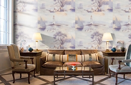 Обои 90013-56 фото в интерьере кабинета превью