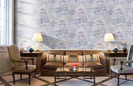 Обои 90077-65 фото в интерьере кабинета превью