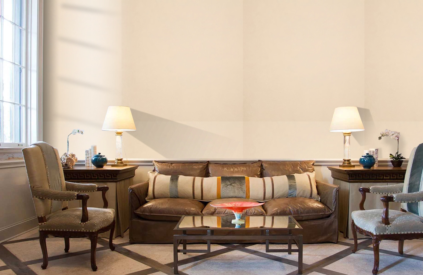 Обои HC71008-22 фото в интерьере кабинета