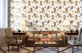 Обои PL71000-16 фото в интерьере кабинета превью