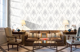 Обои SL71931-11 фото в интерьере кабинета превью