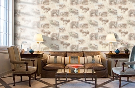 Обои VV71734-22 фото в интерьере кабинета превью