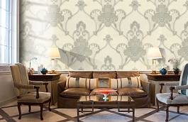 Обои 32003-6 фото в интерьере кабинета превью