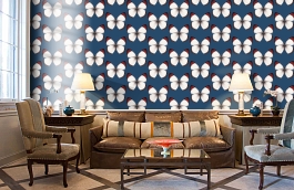 Обои 54401-8 фото в интерьере кабинета превью