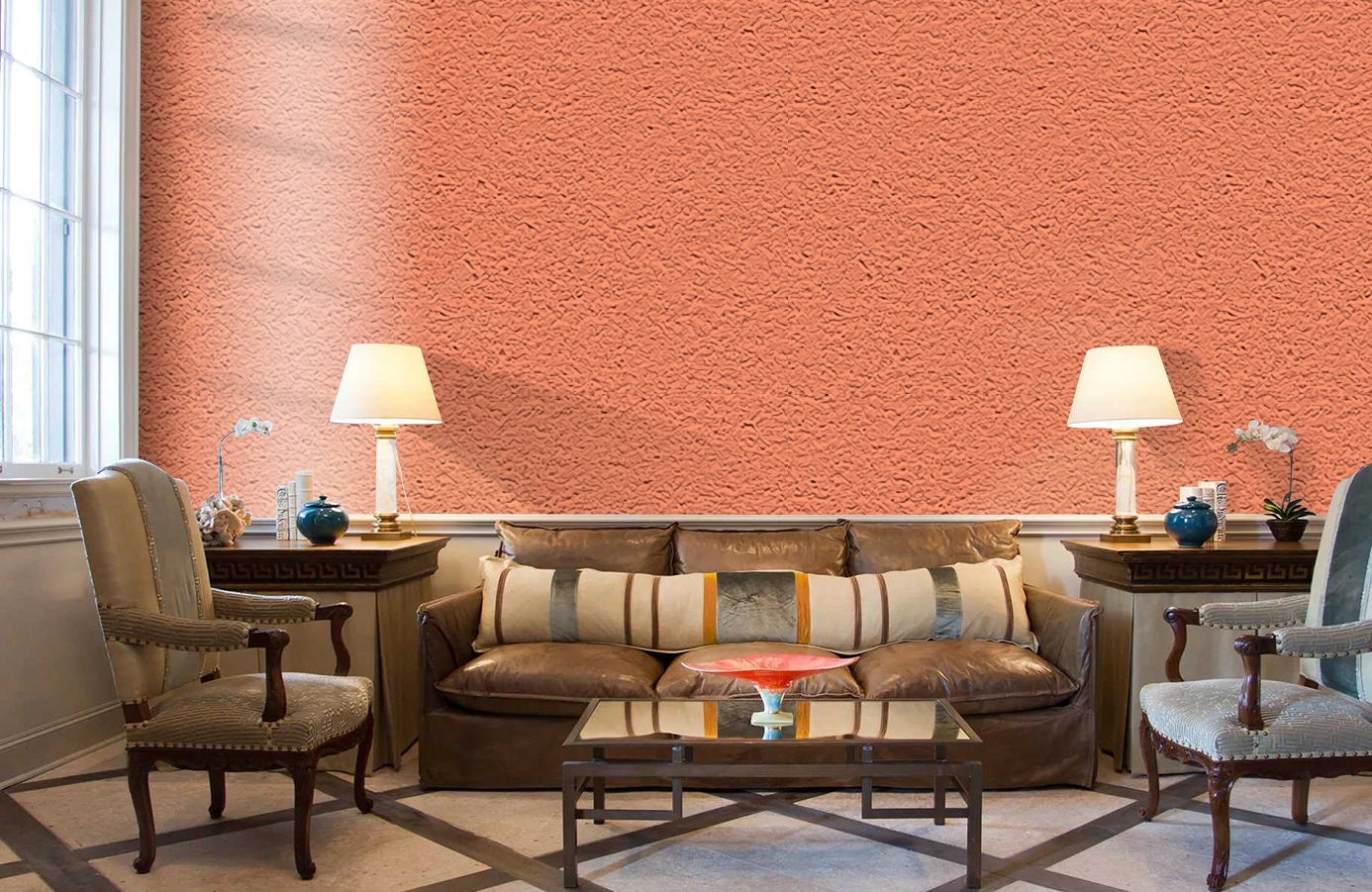 Обои 65438-14 фото в интерьере кабинета