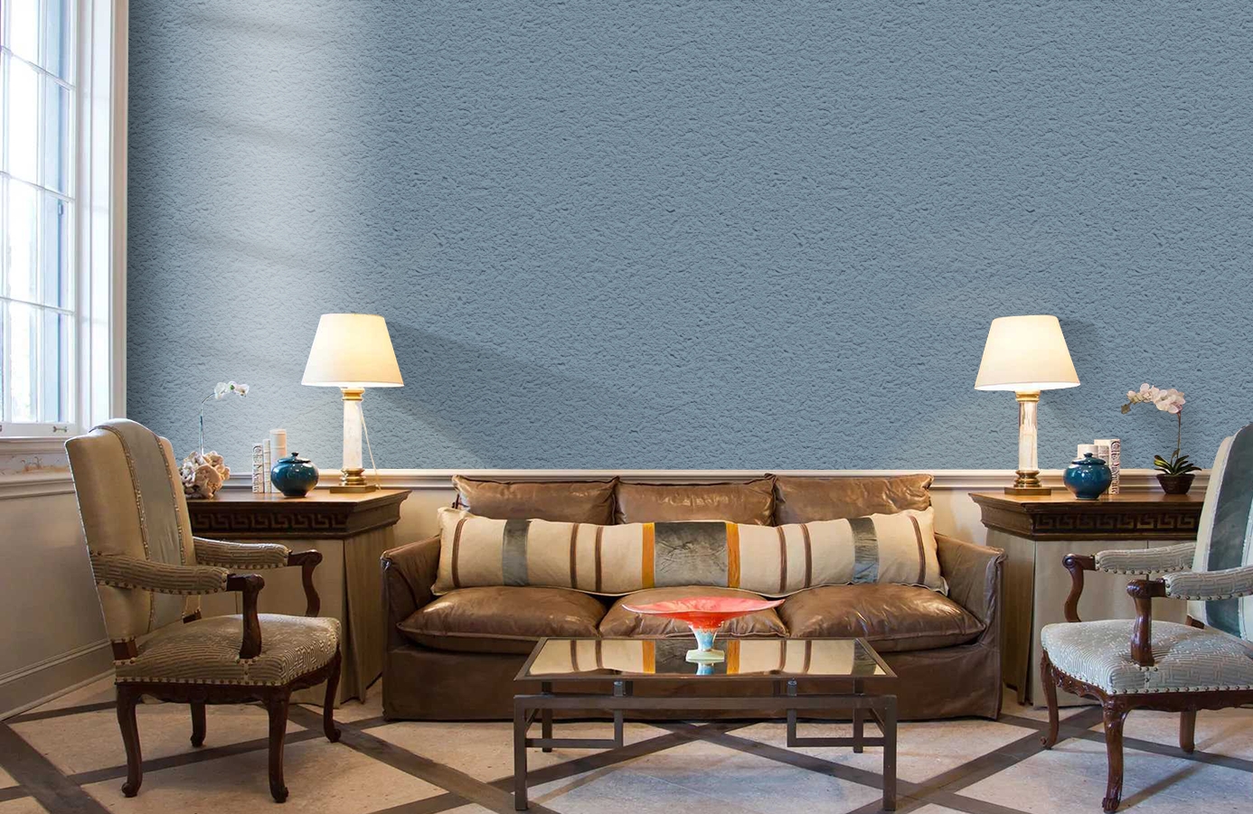 Обои 65438-23 фото в интерьере кабинета