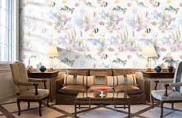 Обои 654219 фото в интерьере кабинета превью