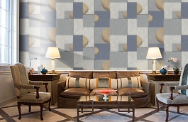 Обои HC72080-46 фото в интерьере кабинета превью