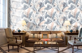 Обои VV72093-14 фото в интерьере кабинета превью