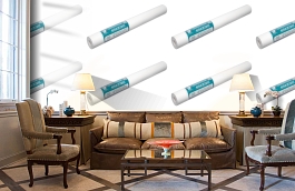 Обои 5010-130 фото в интерьере кабинета превью