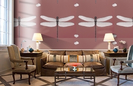 Обои 54426-5 фото в интерьере кабинета превью