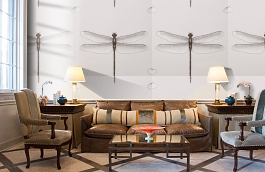 Обои 54426-6 фото в интерьере кабинета превью